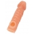 Телесная закрытая насадка с шершавой головкой Cock Sleeve Size L - 17,6 см. - KOKOS - в Смоленске купить с доставкой
