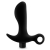 Черный анальный вибратор Silicone Vibrating Prostate Massager 01 - 10,8 см. - Blush Novelties - в Смоленске купить с доставкой