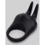 Черное эрекционное виброкольцо Sensation Rechargeable Vibrating Rabbit Love Ring - Fifty Shades of Grey - в Смоленске купить с доставкой