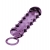 Закрытая фиолетовая насадка с пупырышками SAMURAI PENIS SLEEVE PURPLE - 14,5 см. - NMC - в Смоленске купить с доставкой