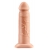 Телесный реалистичный фаллоимитатор с полостью Silicone Hollow Extension - 20 см. - Pipedream - купить с доставкой в Смоленске