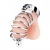 Серебристая клетка для члена Urethral Play Cage - BlueLine - купить с доставкой в Смоленске