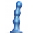 Голубая насадка Strap-On-Me Dildo Plug Balls size S - Strap-on-me - купить с доставкой в Смоленске