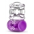 Фиолетовое эрекционное виброкольцо Pleaser Rechargeable C-Ring - Blush Novelties - в Смоленске купить с доставкой