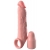 Телесная насадка-удлинитель 2 Inch Silicone X-tension with Strap - 20,3 см. - Pipedream - в Смоленске купить с доставкой