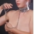 Серебристый ошейник из искусственной кожи - Sitabella - купить с доставкой в Смоленске