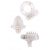 Набор из 3 прозрачных эрекционных колец с вибрацией Teasers Ring Kit - Chisa - в Смоленске купить с доставкой