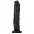 Чёрный фаллоимитатор без мошонки - 19,5 см. - LOVETOY (А-Полимер)