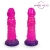 Розовый рельефный фантазийный фаллоимитатор - 20 см. - Bior toys - купить с доставкой в Смоленске