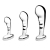 Набор из 3 стальных стимуляторов простаты Stainless Steel P-spot Training Set - b-Vibe - в Смоленске купить с доставкой
