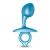 Голубая анальная пробка для массажа простаты Bulb Silicone Prostate Plug - 10,7 см. - b-Vibe - в Смоленске купить с доставкой