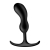 Черный массажер простаты с утяжелителями Premium Silicone Weighted Prostate Plug Medium - 16,3 см. - XR Brands - в Смоленске купить с доставкой