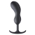 Черный массажер простаты с утяжелителями Premium Silicone Weighted Prostate Plug XL - 20,8 см. - XR Brands - в Смоленске купить с доставкой