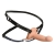 Телесный полый страпон 2  Erection 28X Smooth Vibrating Silicone Penis Sheath - 16 см. - XR Brands - купить с доставкой в Смоленске