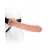 Фаллопротез телесного цвета Hollow Strap-On - 29 см. - Pipedream - купить с доставкой в Смоленске