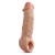 Телесная насадка-удлинитель Intrepid 9.25 Inch Realistic Penis Extender Sleeve - 23,5 см. - Blush Novelties - в Смоленске купить с доставкой