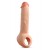 Телесная насадка-удлинитель Thrive 8.75 Inch Realistic Penis Extender Sleeve - 22,2 см. - Blush Novelties - в Смоленске купить с доставкой