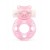 Розовое эрекционное виброкольцо в форме мишки - 1137 - в Смоленске купить с доставкой