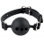 Силиконовый кляп-шар с отверстиями для дыхания Silicone Breathable Ball Gag Small - Pipedream - купить с доставкой в Смоленске