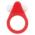 Красное эрекционное кольцо LIT-UP SILICONE STIMU RING 1 RED - Dream Toys - в Смоленске купить с доставкой