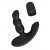 Черный силиконовый стимулятор простаты Levett Nitoc с пультом ДУ - Levett - в Смоленске купить с доставкой