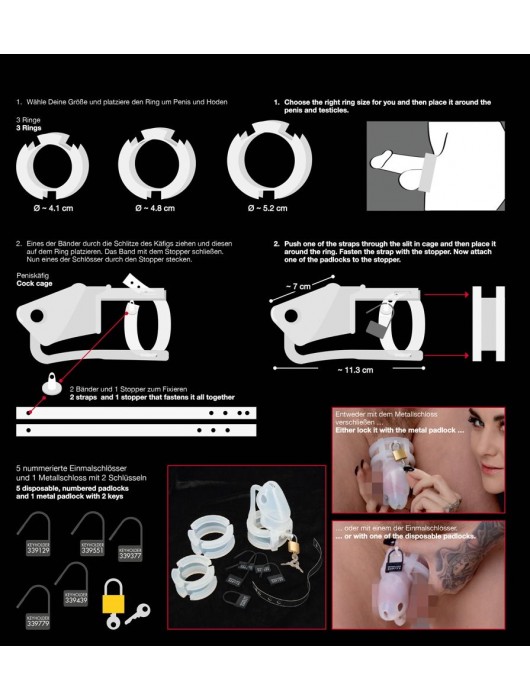 Набор для мужского пояса верности Cock Cage Set - Orion - купить с доставкой в Смоленске