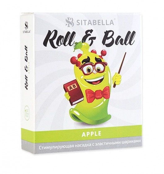 Стимулирующий презерватив-насадка Roll   Ball Apple - Sitabella - купить с доставкой в Смоленске