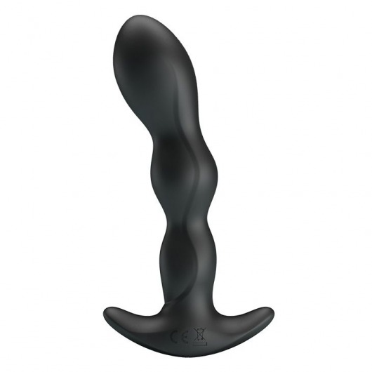 Черный анальный стимулятор простаты с вибрацией Special Anal Massager - 14,5 см. - Baile - в Смоленске купить с доставкой