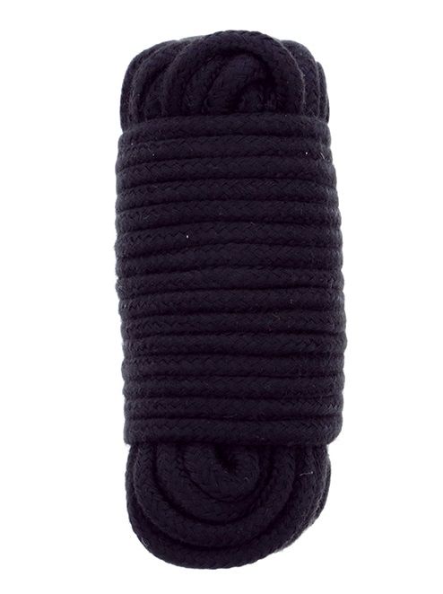 Черная веревка для связывания BONDX LOVE ROPE - 10 м. - Dream Toys - купить с доставкой в Смоленске