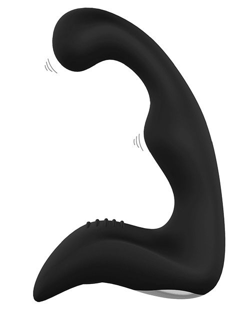 Чёрный перезаряжаемый массажёр простаты BOOTY PLEASER - Dream Toys - в Смоленске купить с доставкой