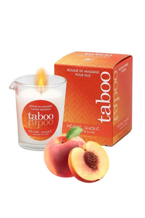 Массажное аромамасло с афродизиаками для женщин RUF Taboo Peche sucre - 60 гр. - RUF - купить с доставкой в Смоленске