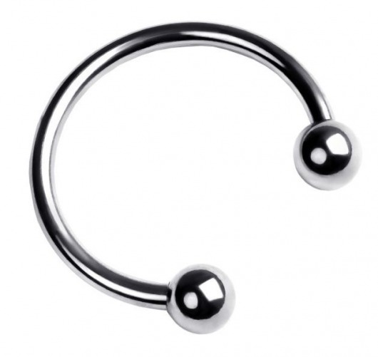 Серебристая подкова на головку пениса - ToyFa - купить с доставкой в Смоленске