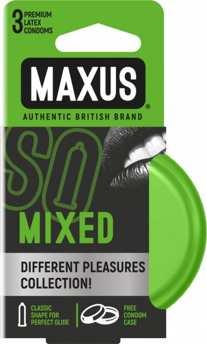 Презервативы в железном кейсе MAXUS Mixed - 3 шт. - Maxus - купить с доставкой в Смоленске
