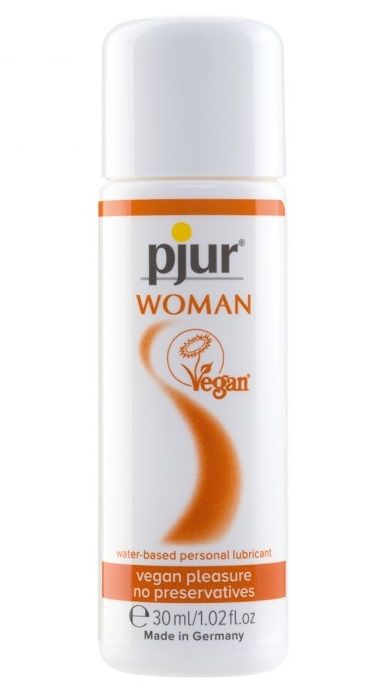 Лубрикант pjur WOMAN Vegan на водной основе - 30 мл. - Pjur - купить с доставкой в Смоленске