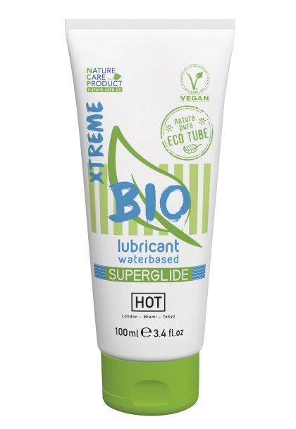 Интимный увлажняющий гель BIO SuperGlide Xtreme - 100 мл. - HOT - купить с доставкой в Смоленске
