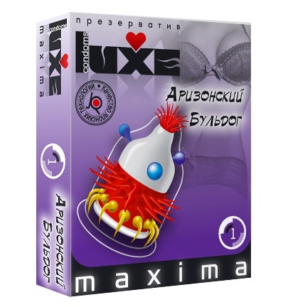 Презерватив LUXE Maxima  Аризонский Бульдог  - 1 шт. - Luxe - купить с доставкой в Смоленске