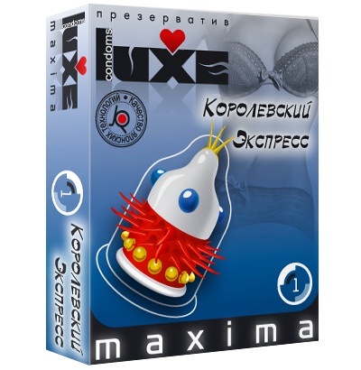 Презерватив LUXE Maxima  Королевский экспресс  - 1 шт. - Luxe - купить с доставкой в Смоленске