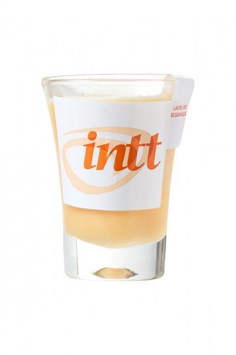 Массажная свеча для поцелуев Peach с ароматом персика - 30 гр. - INTT - купить с доставкой в Смоленске