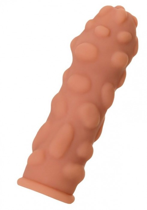 Телесная реалистичная насадка KOKOS Extreme Sleeve 11 с дополнительной стимуляцией - 12,7 см. - KOKOS - в Смоленске купить с доставкой