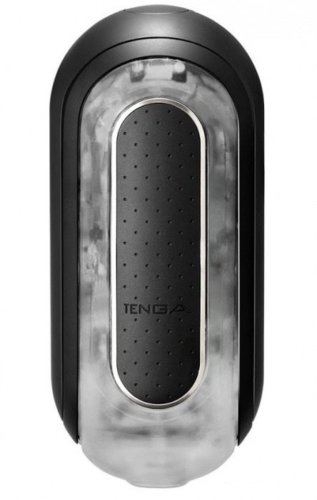 Черный мастурбатор Flip Zero с вибрацией - Tenga - в Смоленске купить с доставкой