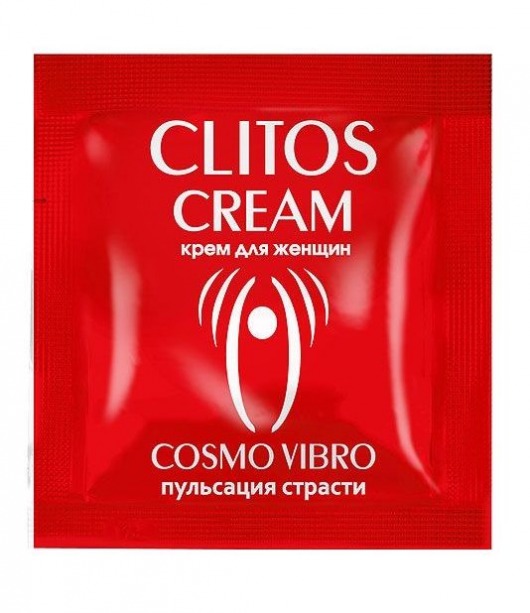 Пробник возбуждающего крема для женщин Clitos Cream - 1,5 гр. - Биоритм - купить с доставкой в Смоленске