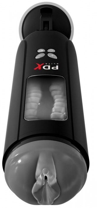 Серый мастурбатор-вагина с функцией переминания Ultimate Milker - Pipedream - в Смоленске купить с доставкой