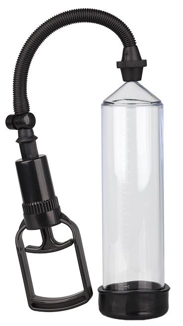 Прозрачная вакуумная помпа TRIGGER HANDLE PENIS PUMP - Dream Toys - в Смоленске купить с доставкой