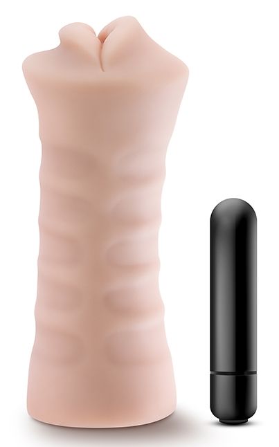 Телесный мастурбатор-ротик Angie - Blush Novelties - в Смоленске купить с доставкой