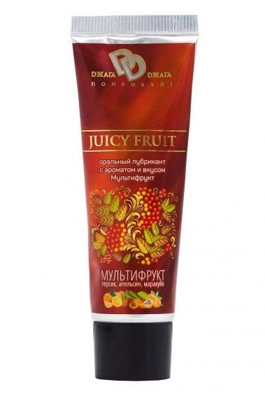 Интимный съедобный лубрикант JUICY FRUIT с ароматом фруктов - 30 мл. - БиоМед - купить с доставкой в Смоленске