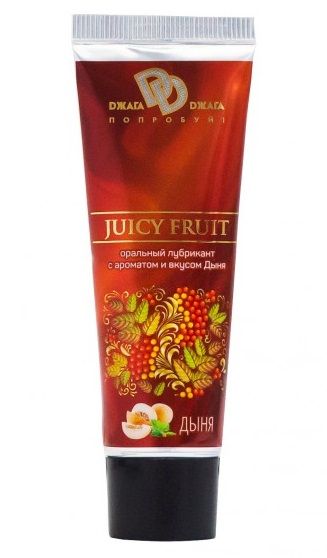 Интимный съедобный лубрикант JUICY FRUIT с ароматом дыни - 30 мл. - БиоМед - купить с доставкой в Смоленске