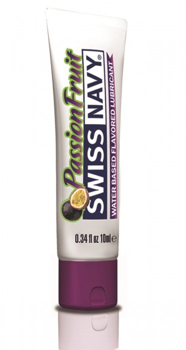 Лубрикант Swiss Navy Passion Fruit Lube с ароматом маракуйи - 10 мл. - Swiss navy - купить с доставкой в Смоленске