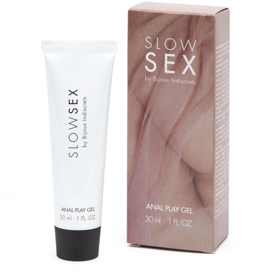 Лубрикант на водной основе Slow Sex Anal Play Gel - 30 мл. - Bijoux Indiscrets - купить с доставкой в Смоленске
