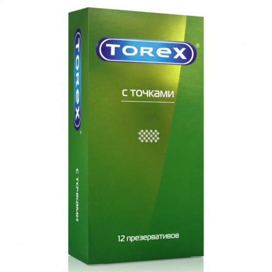 Текстурированные презервативы Torex  С точками  - 12 шт. - Torex - купить с доставкой в Смоленске