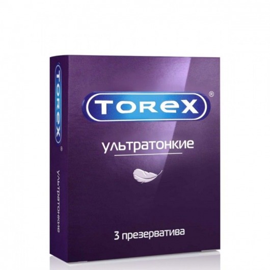 Презервативы Torex  Ультратонкие  - 3 шт. - Torex - купить с доставкой в Смоленске